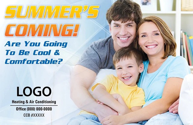 Direct mail marketing for local HVAC company in Timonium, MD