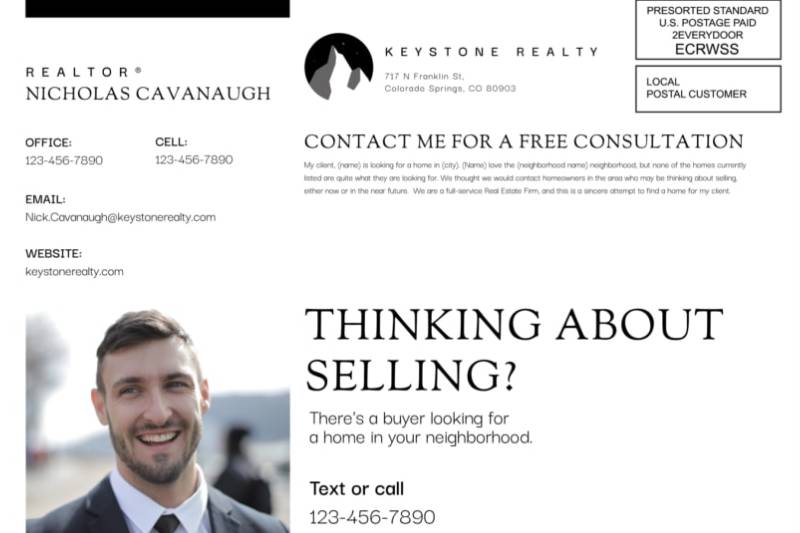 Postcard for coastal real estate brokerage in Honolulu, HI