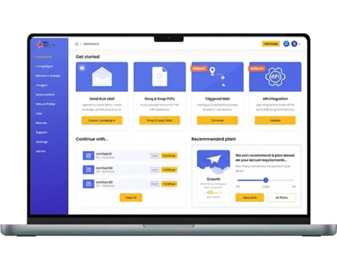 Saturation mailing list direct mail service by MailPros USA